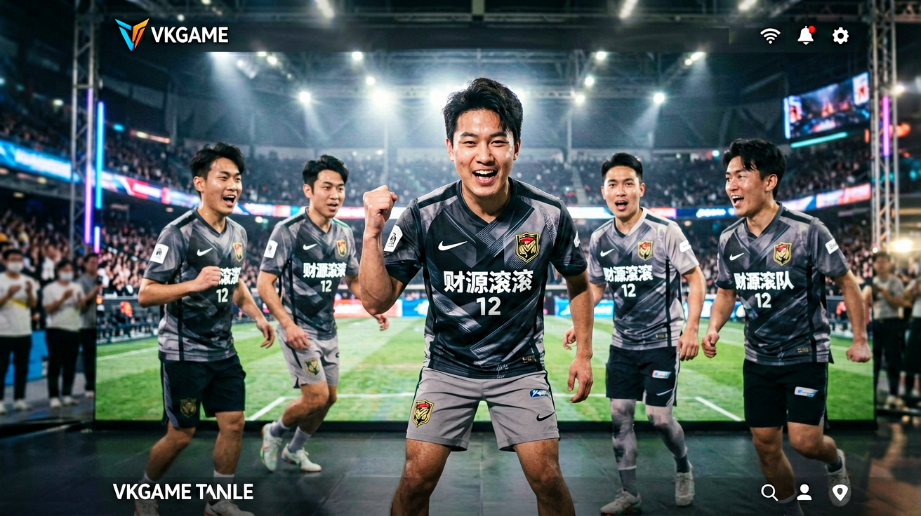 VKGAME威客电竞首页大屏宣传图